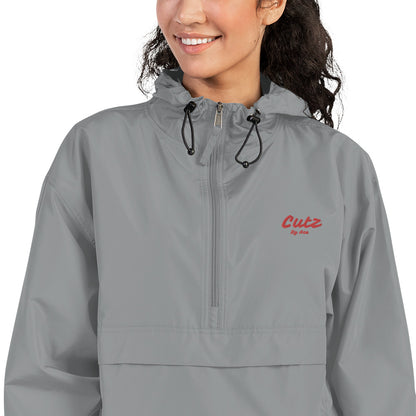 "CUTZ by Ace" Champion Packable Jacket- w/ Red